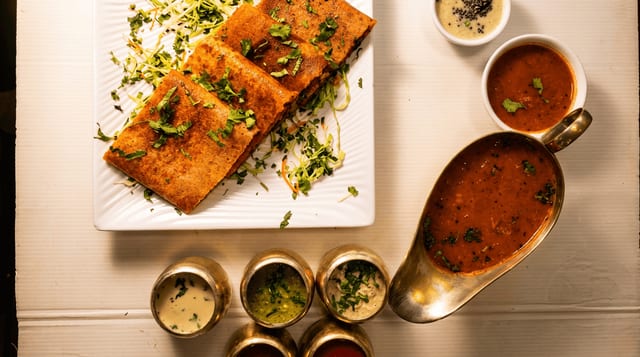 Military Ghee Roast Dosa.